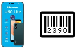 How to find the serial number on HiSense U60 Lite