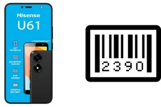 How to find the serial number on HiSense U61