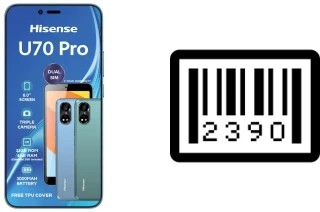 How to find the serial number on HiSense U70 Pro