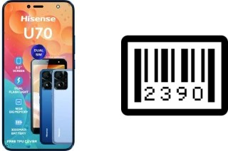 How to find the serial number on HiSense U70