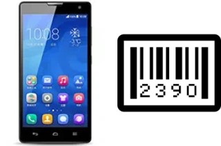 How to find the serial number on Honor 3C