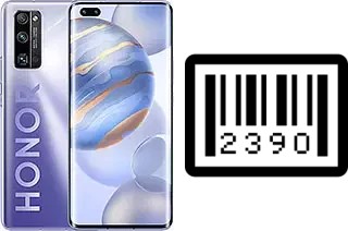 How to find the serial number on Honor 30 Pro+