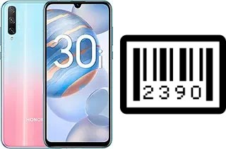 How to find the serial number on Honor 30i