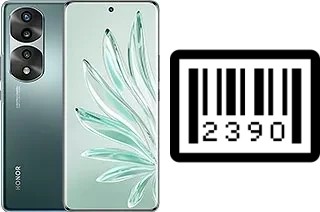 How to find the serial number on Honor 70 Pro+