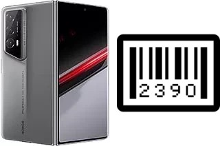 How to find the serial number on Honor Magic V2 RSR Porsche Design