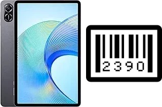 How to find the serial number on Honor Pad X9