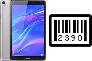 How to find the serial number on Honor Tab 5