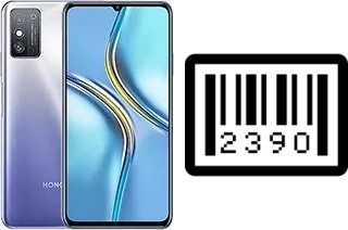 How to find the serial number on Honor X30 Max