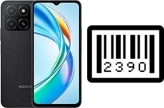 How to find the serial number on Honor X5b