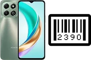 How to find the serial number on Honor X6b