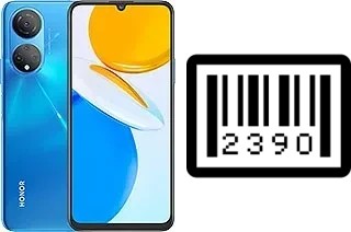 How to find the serial number on Honor X7