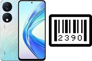 How to find the serial number on Honor X7b