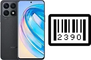 How to find the serial number on Honor X8a