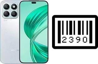 How to find the serial number on Honor X8b