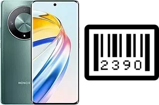 How to find the serial number on Honor X9b