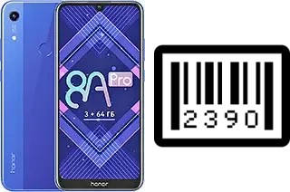 How to find the serial number on Honor 8A Pro