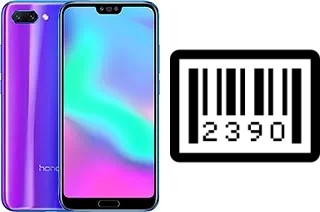 How to find the serial number on Honor 10