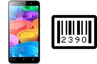 How to find the serial number on Honor 4X