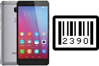 How to find the serial number on Honor 5X