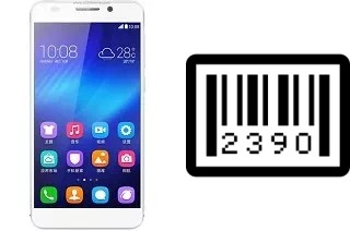 How to find the serial number on Honor 6