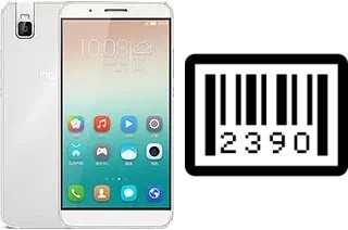 How to find the serial number on Honor 7i