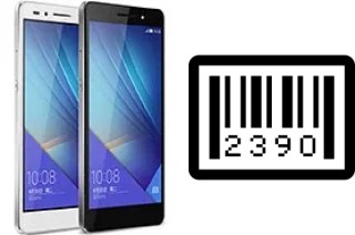 How to find the serial number on Honor 7