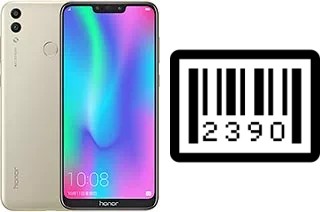 How to find the serial number on Honor 8C