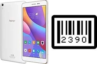 How to find the serial number on Honor Pad 2