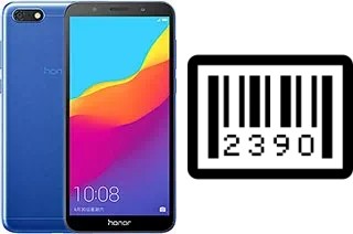 How to find the serial number on Honor 7S