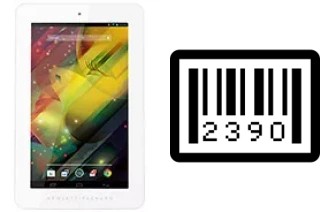 How to find the serial number on HP 7 Plus