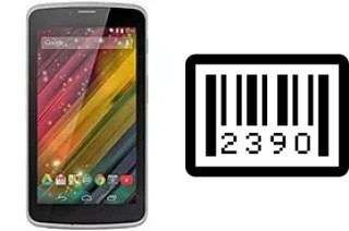 How to find the serial number on HP 7 VoiceTab