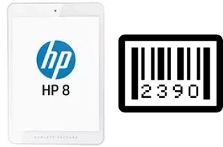 How to find the serial number on HP 8