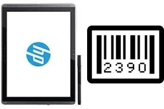 How to find the serial number on HP Pro Slate 12