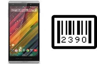 How to find the serial number on HP Slate6 VoiceTab II