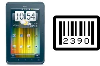 How to find the serial number on HTC EVO View 4G