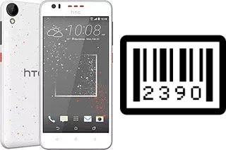 How to find the serial number on HTC Desire 825