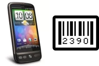 How to find the serial number on HTC Desire