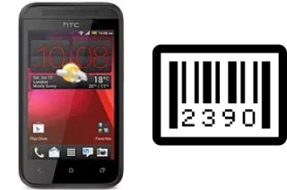 How to find the serial number on HTC Desire 200