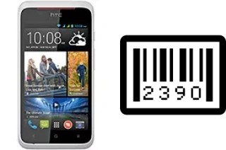 How to find the serial number on HTC Desire 210 dual sim