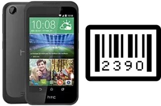 How to find the serial number on HTC Desire 320