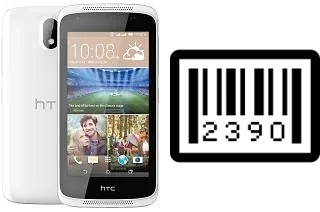 How to find the serial number on HTC Desire 326G dual sim