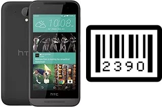 How to find the serial number on HTC Desire 520