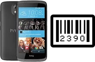 How to find the serial number on HTC Desire 526