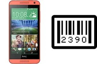 How to find the serial number on HTC Desire 610