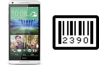 How to find the serial number on HTC Desire 816 dual sim