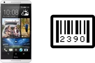 How to find the serial number on HTC Desire 816 Dual