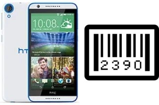 How to find the serial number on HTC Desire 820s dual sim