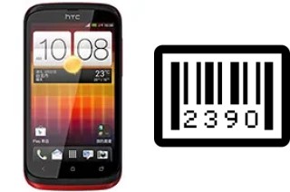 How to find the serial number on HTC Desire Q