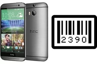 How to find the serial number on HTC One M8s