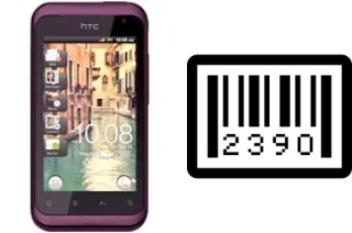 How to find the serial number on HTC Rhyme